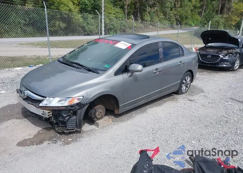 2009 Honda Civic Ex из США, поврежденный, VIN 2HGFA15829H526104